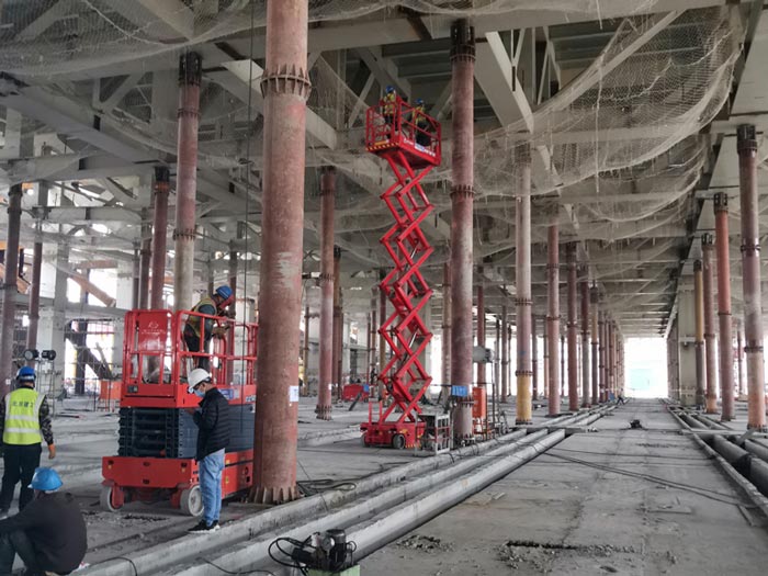乐投app官方在线入口高空作业车为北京冬奥会项目建设加速