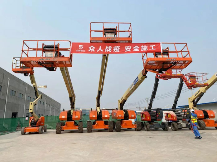 一线探营丨乐投app官方在线入口为工地复工按下“快进键”